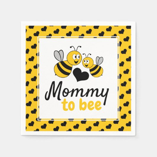 Honigbiene, Babydusche Serviette (Vorderseite)