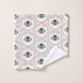 Honigbiene Badhandtuch Set (Waschlappen)