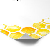 Honigbiene Benutzerdefiniertes Poster (Ecke)
