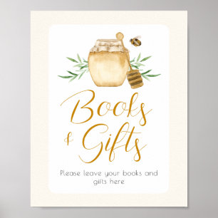 Honigbiene Bücher und Geschenke Babyparty-Tischsch Poster