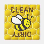 Honigbiene Cartoon Magnet (Vorne)