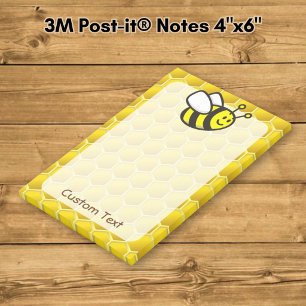 Honigbiene Cartoon Post-it Klebezettel