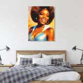 "Honigbiene" das Leben erfreuen Leinwanddruck (Insitu (Schlafzimmer))