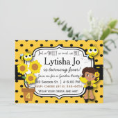 Honigbiene Einladung (Stehend Vorderseite)