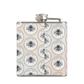 Honigbiene Flachmann (Rückseite)