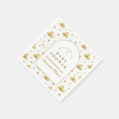 Honigbiene Garten Baby Shower Serviette (Ecke)