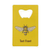 Honigbiene Geldbeutel Flaschenöffner (Vorderseite)