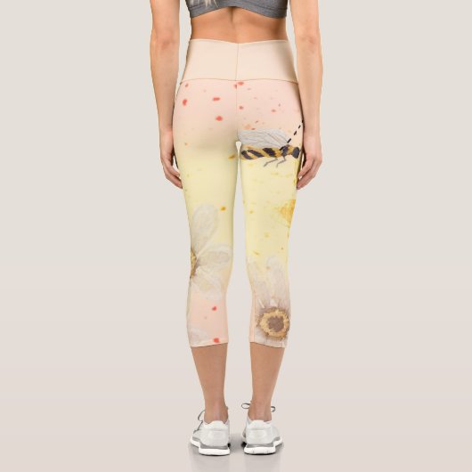 Honigbiene gerettet capri leggings (Rückseite)