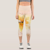 Honigbiene gerettet capri leggings (Vorderseite)