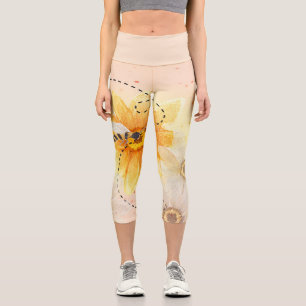 Honigbiene gerettet capri leggings