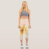 Honigbiene gerettet capri leggings (Vorderseite)