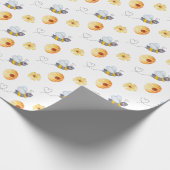 Honigbiene Geschenkpapier (Ecke)