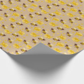 Honigbiene Geschenkpapier (Ecke)