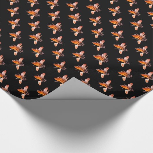 Honigbiene Geschenkpapier (Ecke)