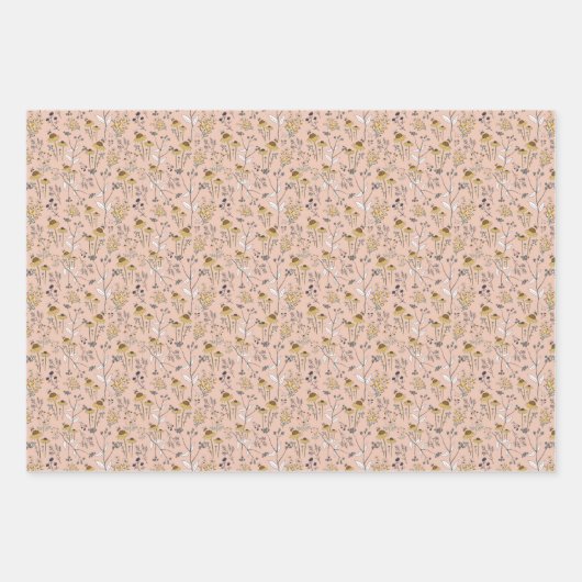 Honigbiene Geschenkpapier Set (Vorderseite)