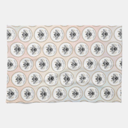 Honigbiene Geschirrtuch (Horizontal)