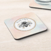 Honigbiene Getränkeuntersetzer (Linke Seite)