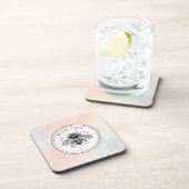 Honigbiene Getränkeuntersetzer (Rechte Seite)