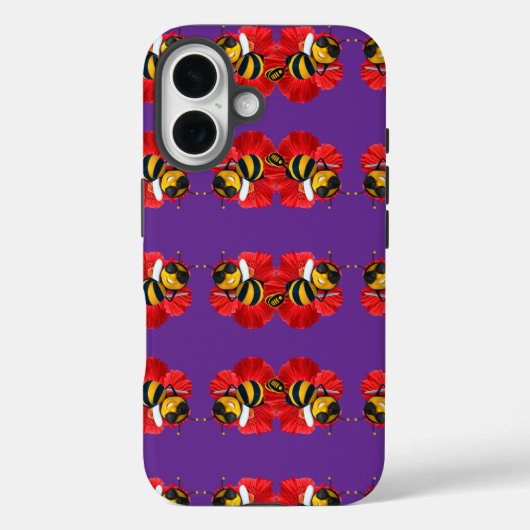 Honigbiene gut - Biene mit Haltung Case (Rückseite)