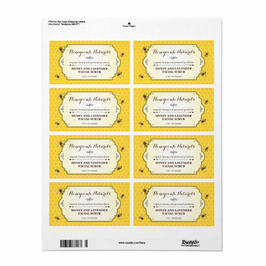 Honigbiene handgemacht (Vorne)