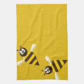 Honigbiene in Honeycomb Handtuch (Vertikal)