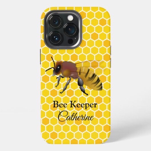 Honigbiene iPhone Hülle (Hinten)
