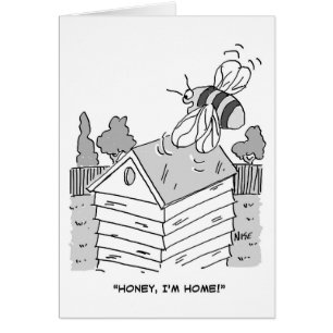 Honigbiene kehrt zu ihrem Bienenstock zurück