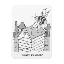 Honigbiene kehrt zu ihrem Bienenstock zurück