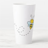 Honigbiene Latte-Tasse Milchtasse (Vorderseite)