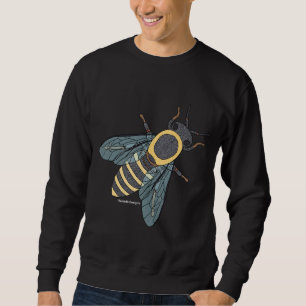 Honigbiene (lebhaft) - Männerpullover Sweatshirt