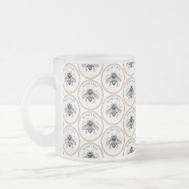 Honigbiene Mattglastasse