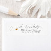 Honigbiene-Minimalistische Rücksendeadresse (Insitu)