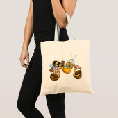 Honigbiene mit Körben Fun Besy Illustration Tragetasche