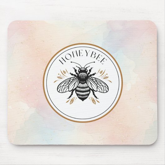 Honigbiene Mousepad (Vorne)
