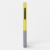 Honigbiene niedlich Gelb und Grau Case-Mate iPhone Hülle (Hinten/Links)