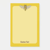 Honigbiene Post-it Klebezettel (Vorderseite)