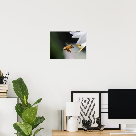 Honigbiene Poster (Heimbüro)