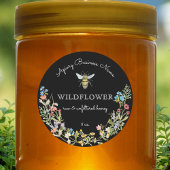 Honigbiene Runder Aufkleber