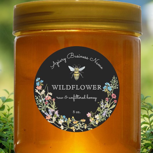 Honigbiene Runder Aufkleber