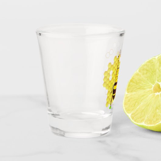 Honigbiene Schnapsglas (Links)