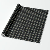 Honigbiene (schwarz) - Geschenkpapier (Ungerollt)