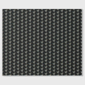 Honigbiene (schwarz) - Geschenkpapier (Flach)