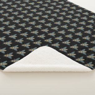 Honigbiene (schwarz) - Sherpa-Decke Sherpadecke