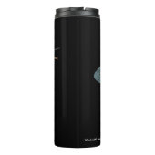 Honigbiene (schwarz) - Tumbler Thermosbecher (Rückseite)