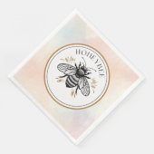 Honigbiene Serviette (Ecke)