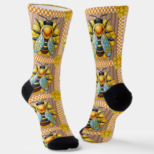 Honigbiene Socken