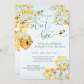 Honigbiene, süß wie Bienenstock Einladung (Vorne/Hinten)