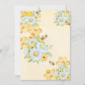 Honigbiene, süß wie Bienenstock Einladung (Rückseite)