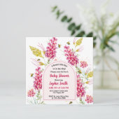 Honigbiene, Süße Kleine Mädchen Einladung (Stehend Vorderseite)