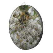 Honigbiene und Blume Dart Board Dartscheibe (Vorderseite rechts)